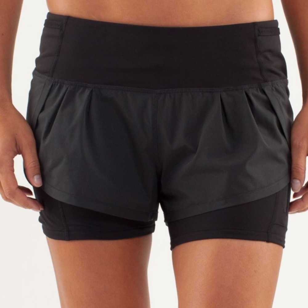 Lululemon Run Speed Squad Short - Black